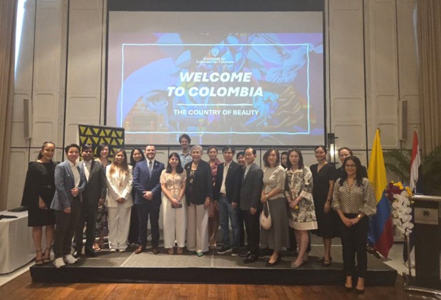 Evento de promoción turística con agencias de viaje tailandesas especializadas en turismo con destino a América Latina. Foto de la Embajada de Colombia.