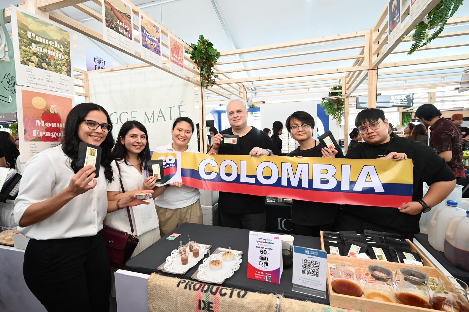 Colombia presente en la inauguración del ICONSIAM ICONIC CRAFT COFFEE EXPO 2025