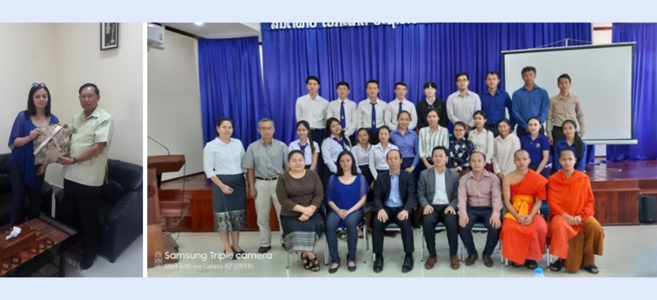 La Embajada de Colombia en Tailandia dio apertura al curso de español para diplomáticos en Laos